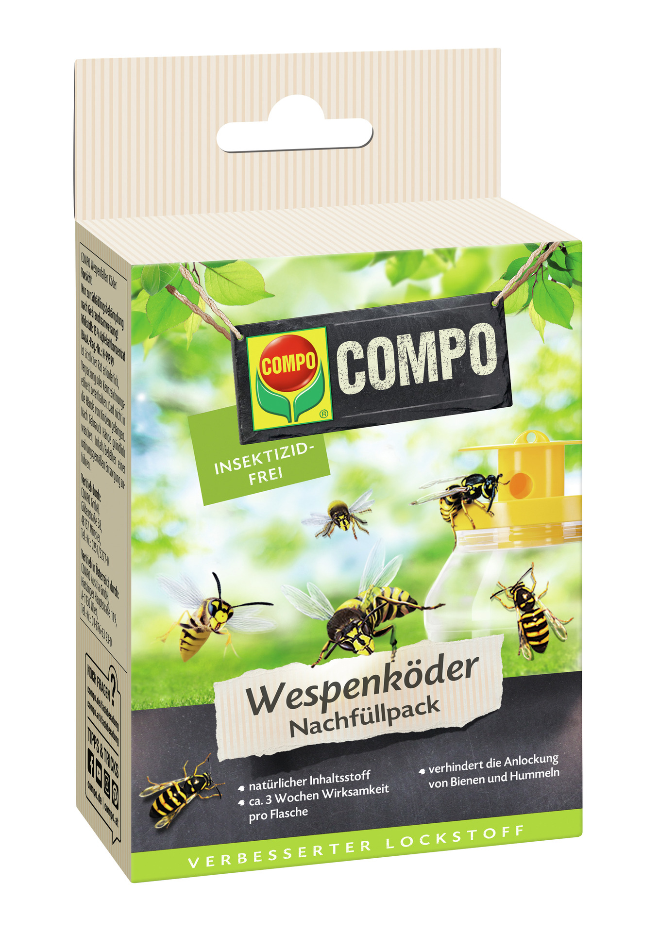 Compo GmbH Bio Wespenfallen Köder Nachfüllpack