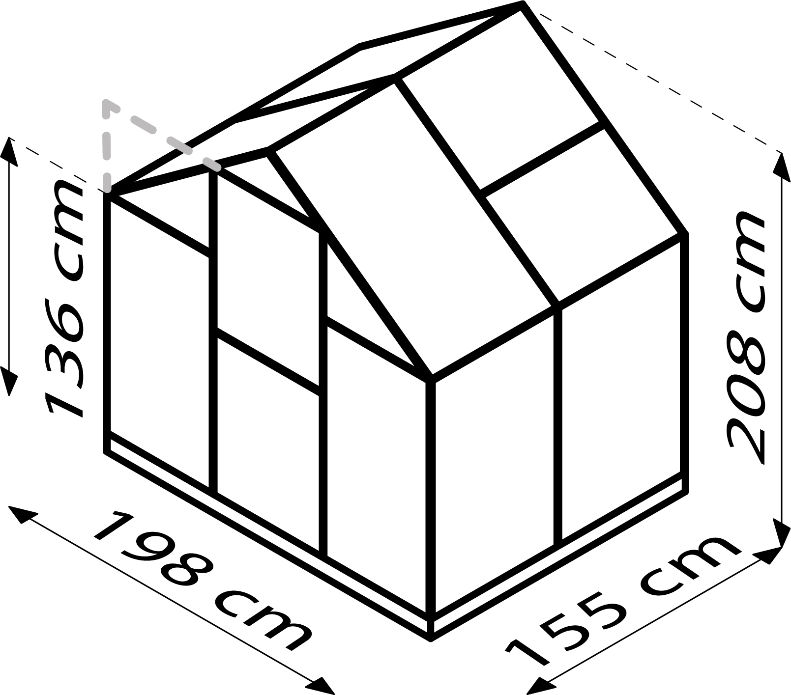 Gewächshaus Eos 3100