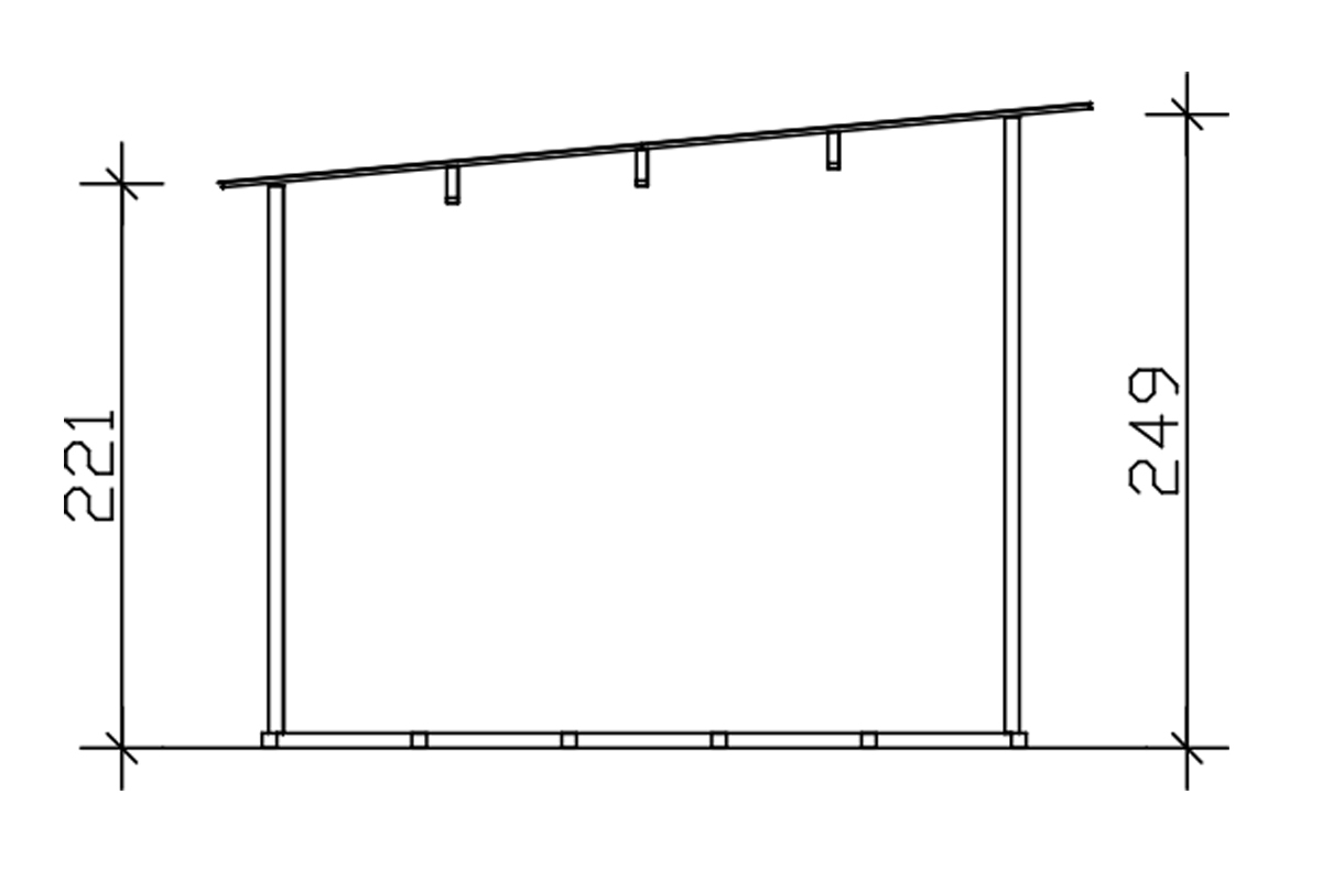 Gartenhaus Flex, 450 x 300 cm bei leitermann.de günstig kaufen Gartenhaus Flex, 450 x 300 cm