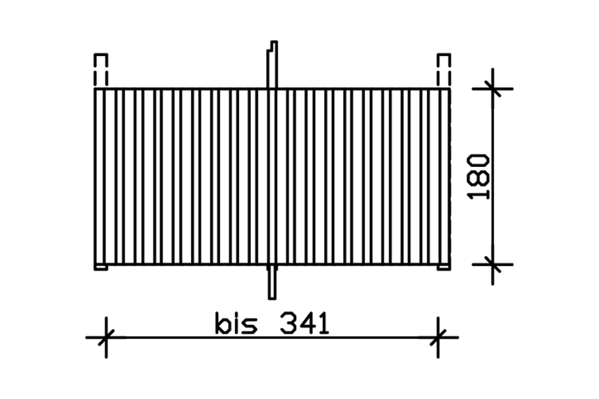 Rückwand Deckelschalung 341x180cm bei leitermann.de günstig kaufen Rückwand Deckelschalung 341x180cm