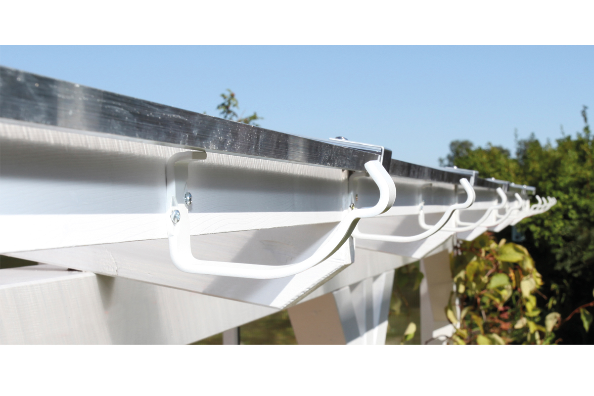 Regenrinnen-Set 648cm (2er-Set), Stahl