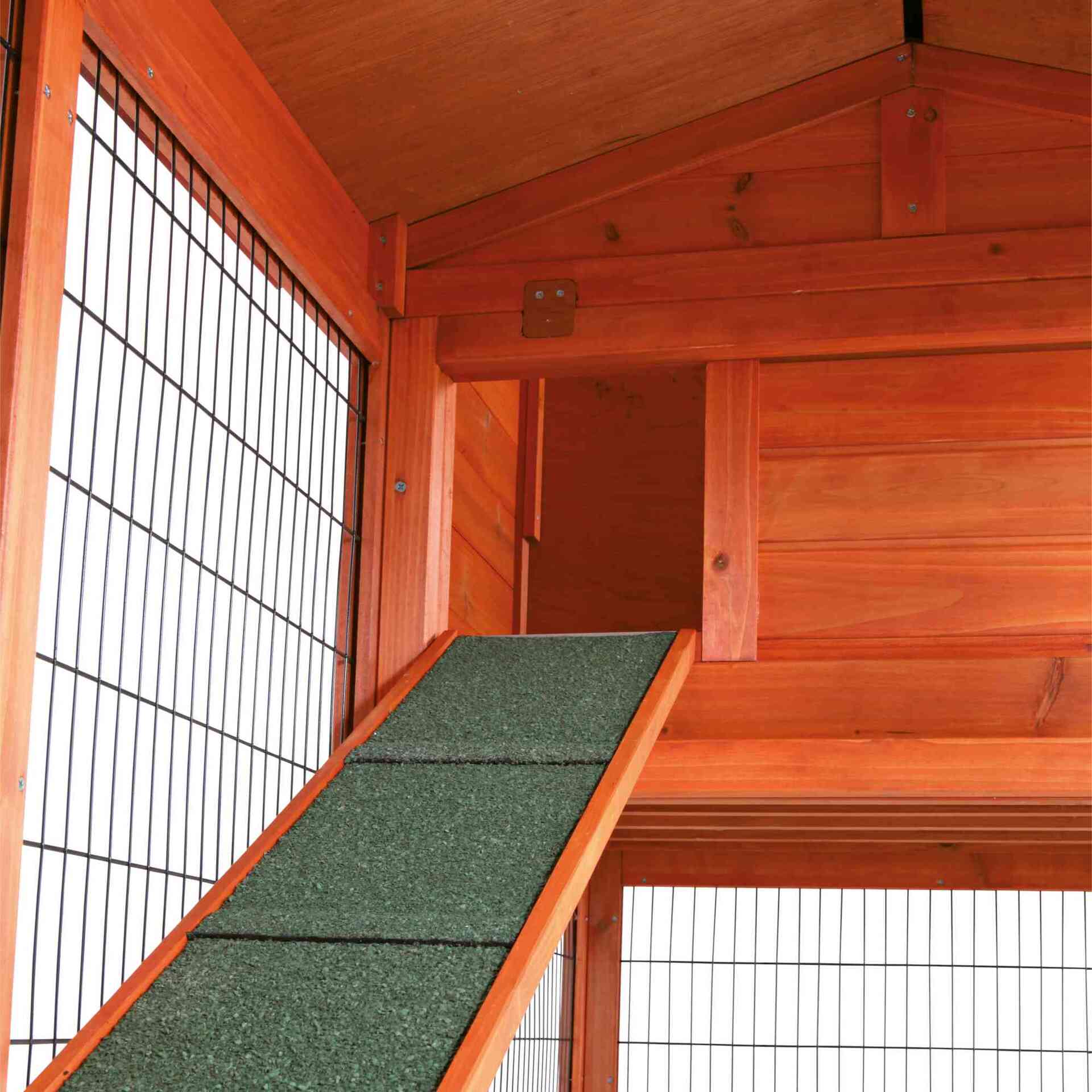 Kleintierstall mit Freilaufgehege bei leitermann.de günstig kaufen Kleintierstall mit Freilaufgehege