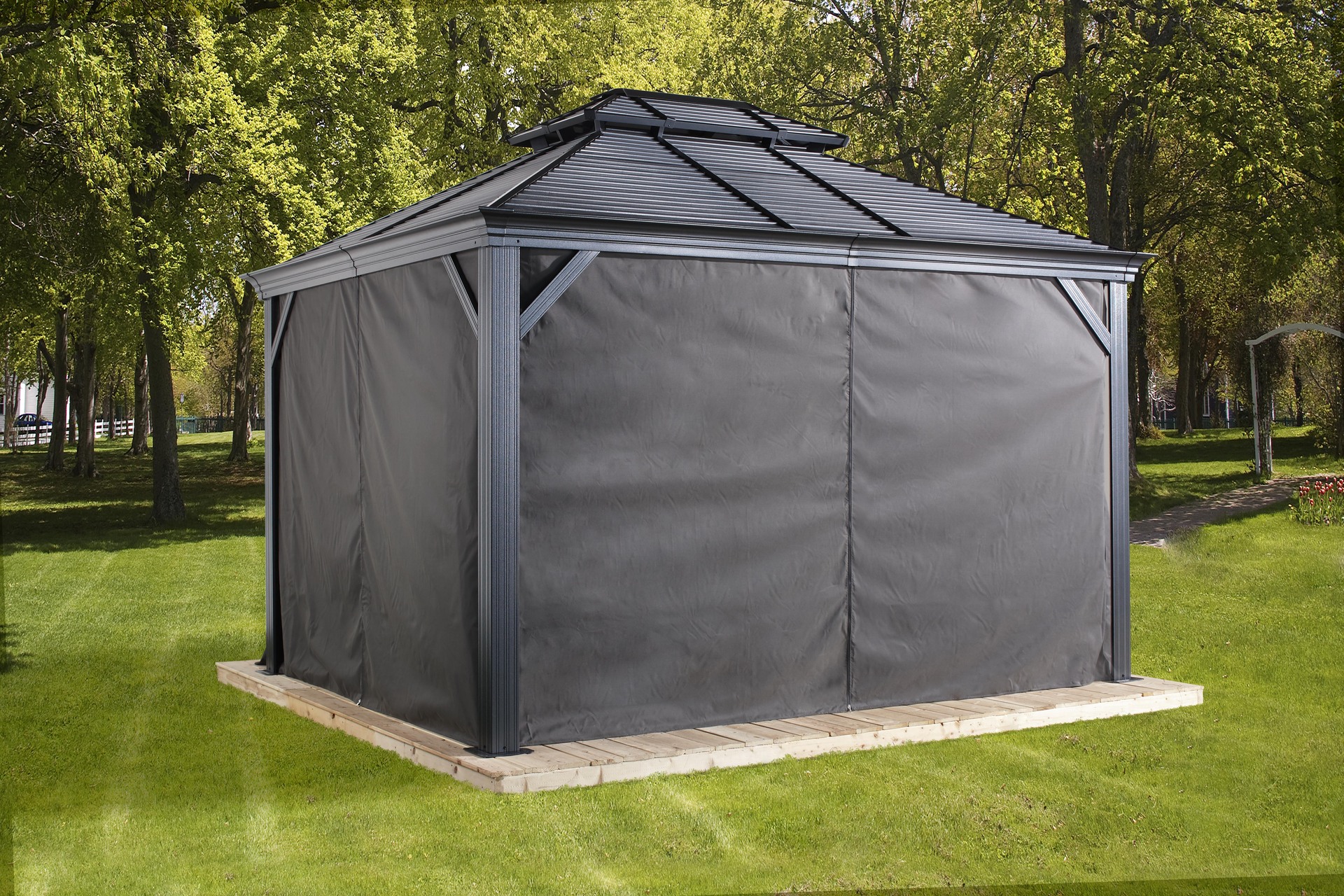 Vorhang-Set für Pavillon bei leitermann.de günstig kaufen Vorhang-Set für Pavillon