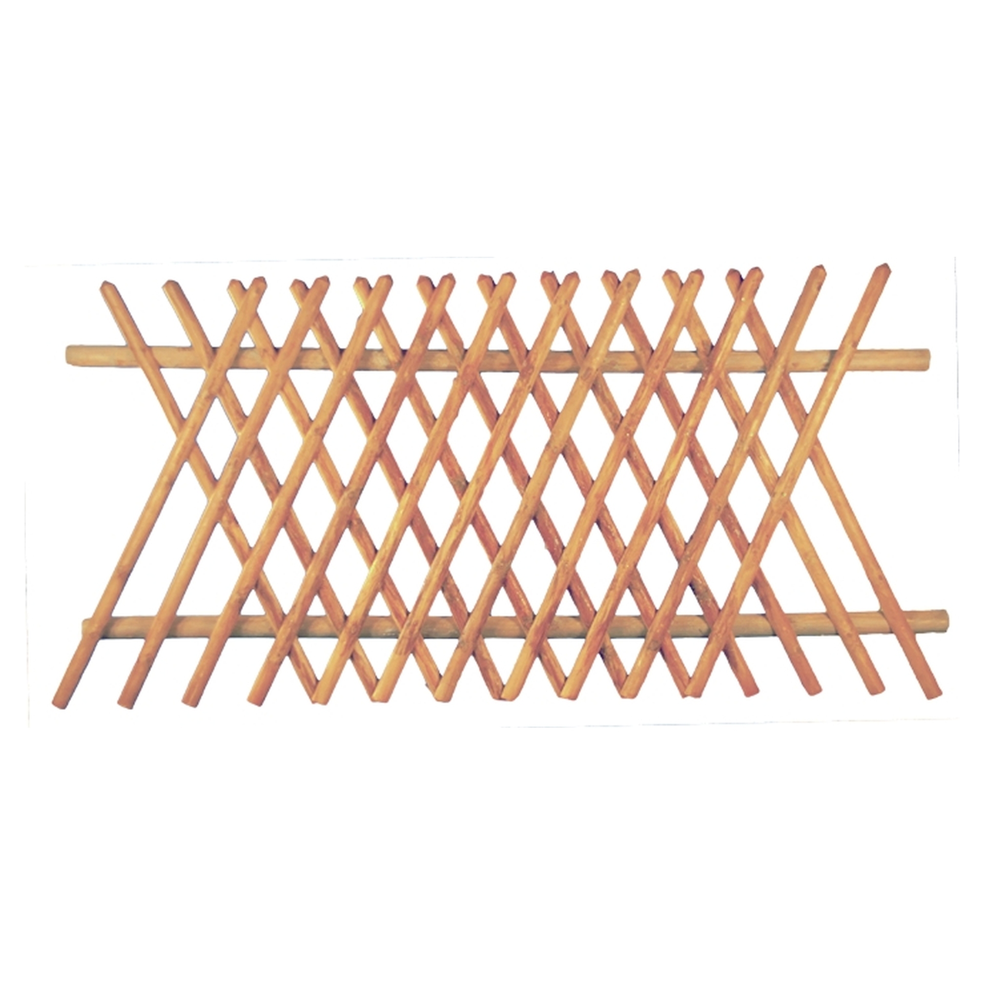 Jägerzaun Latten 55 mm, kdi braun ohne Querriegel