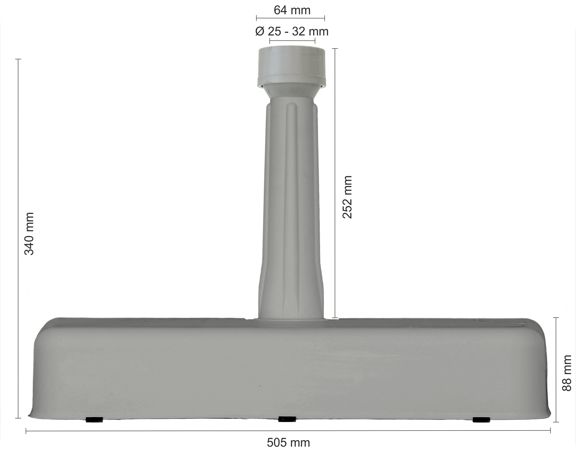 Balkonständer ca. 20 kg, silbergrau