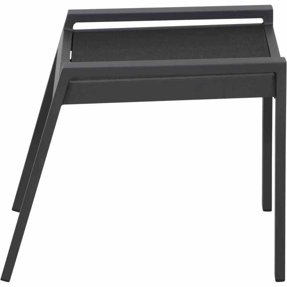 Savona Hocker matt anthrazit / silber-schwarz