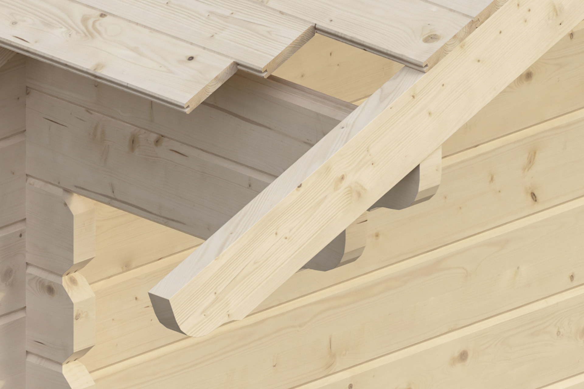 Gartenhaus Arosa natur bei leitermann.de günstig kaufen Gartenhaus Arosa natur