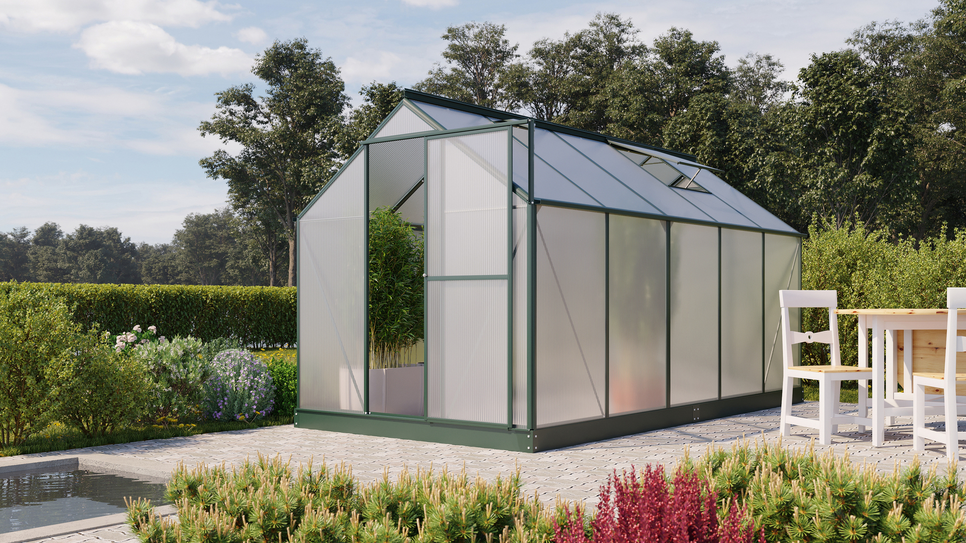 Gewächshaus Eos 7500 bei leitermann.de günstig kaufen Gewächshaus Eos 7500