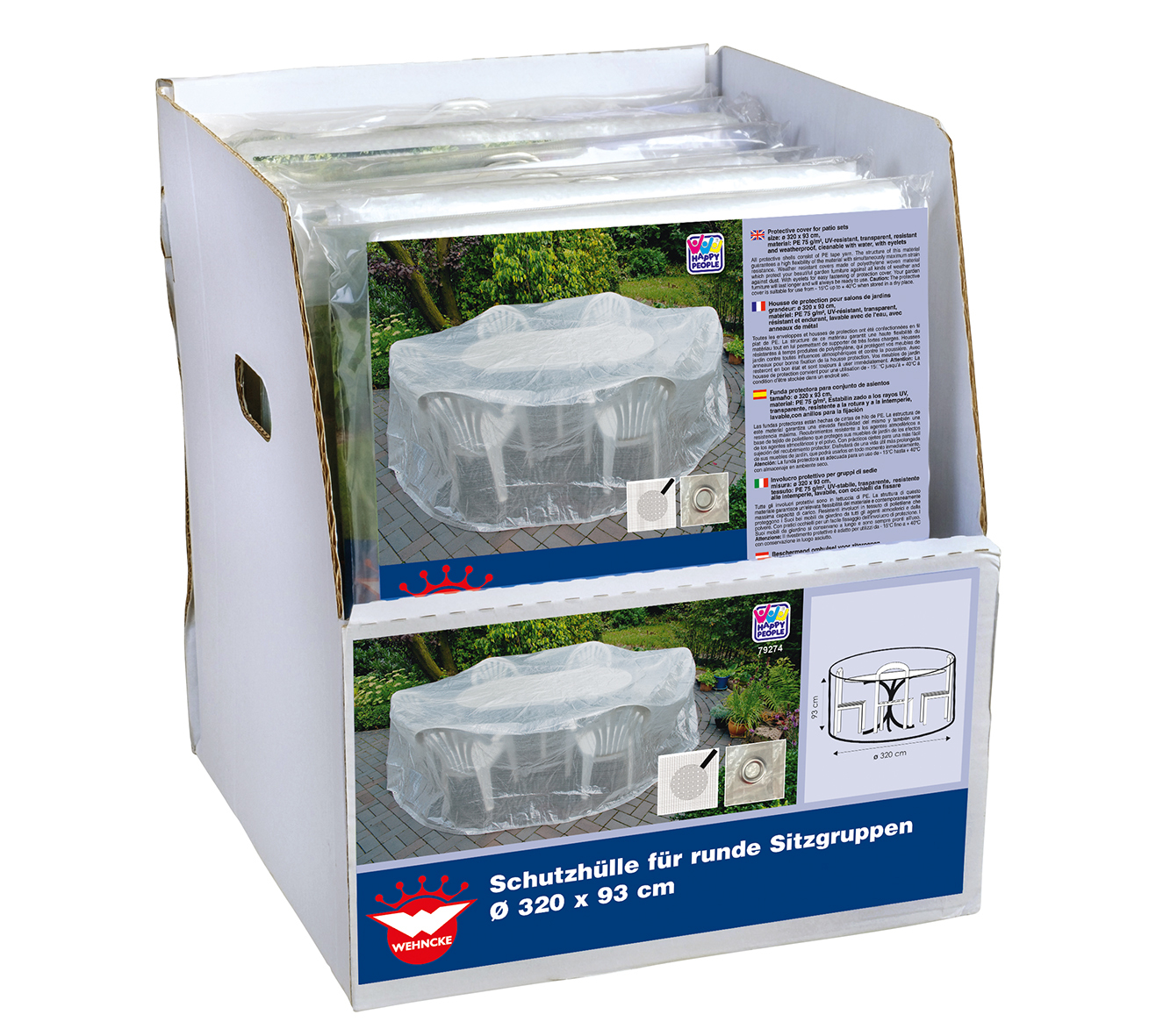 Schutzhülle für Gartentisch