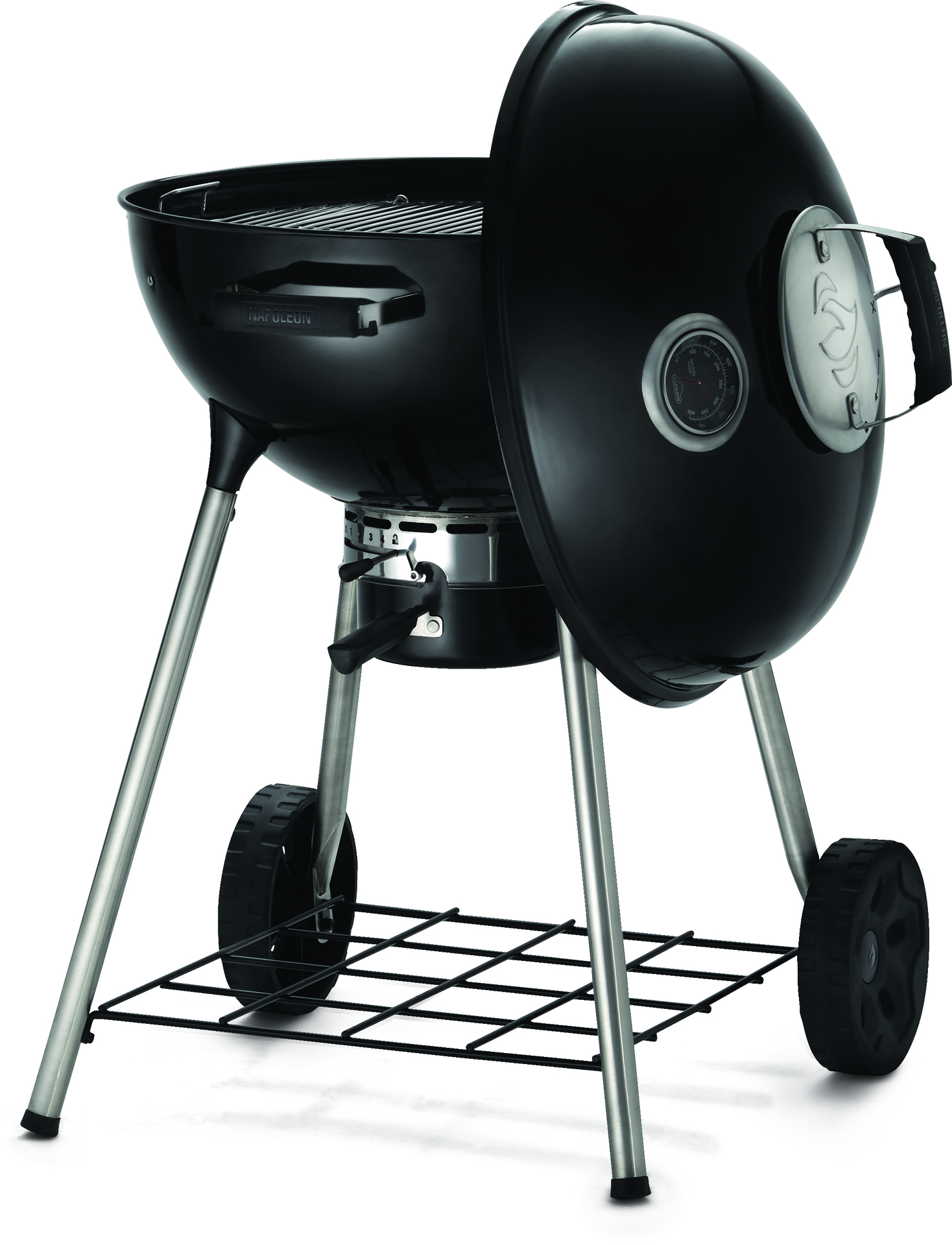 NK22 Holzkohle-Kugelgrill, schwarz
