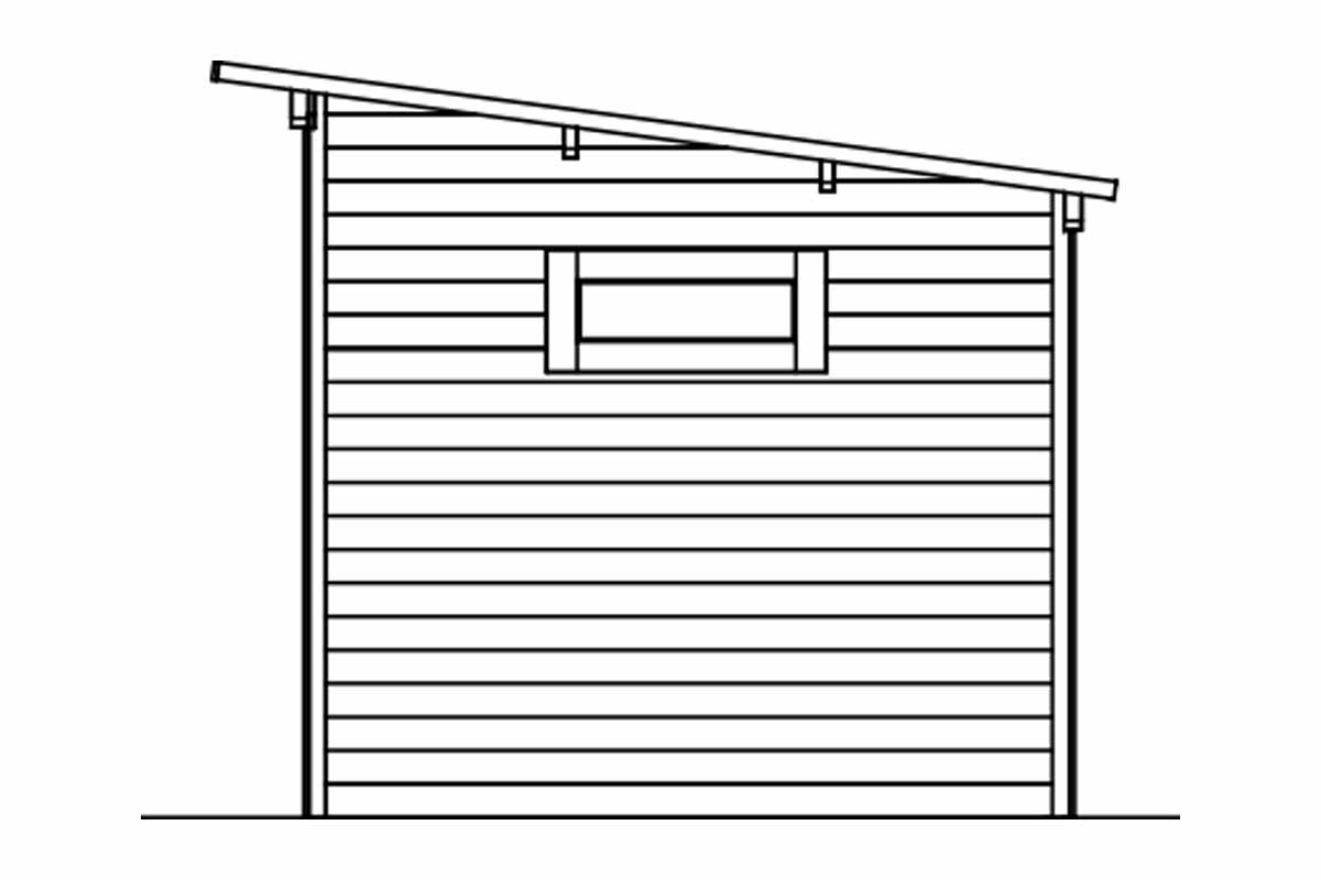 Unterstand Vimmerby, 370x250cm, unbehandelt