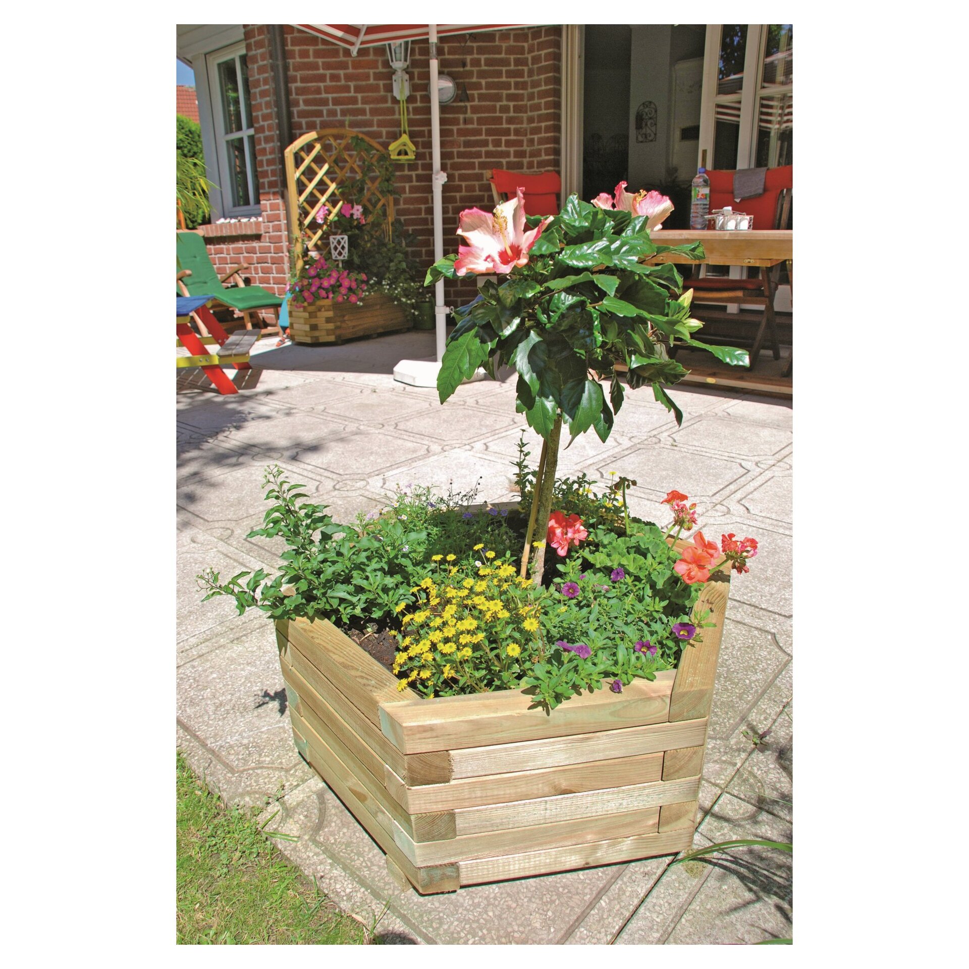 ARNO Blumenkübel, 6-eck