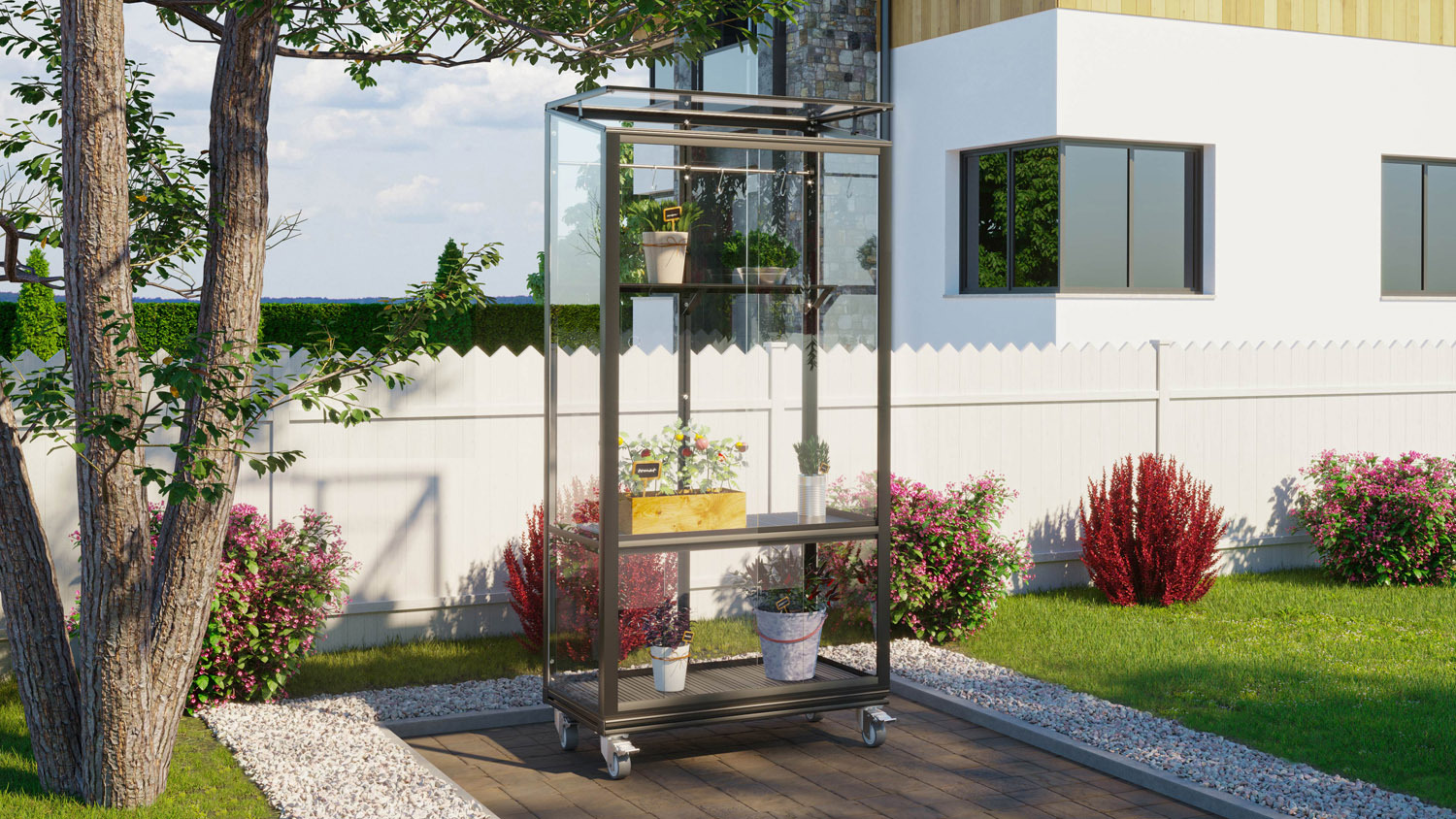 Balkongewächshaus Stad 353 bei leitermann.de günstig kaufen Balkongewächshaus Stad 353