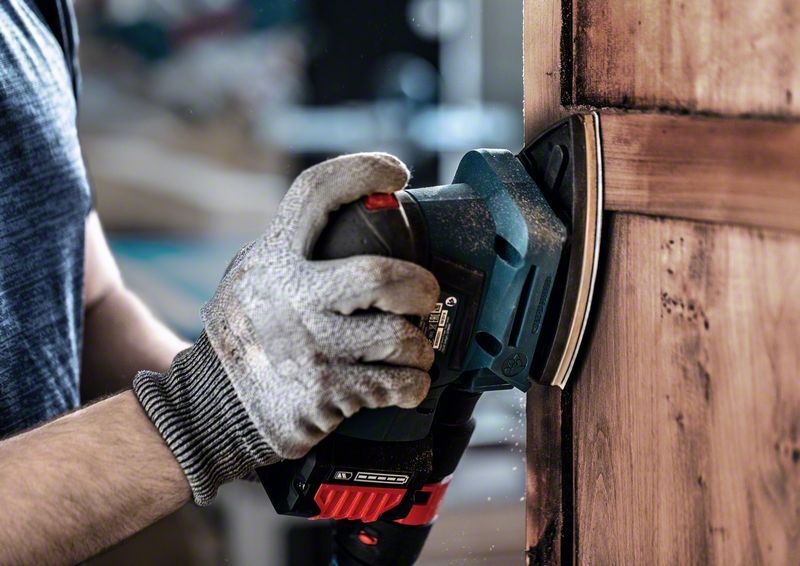 EXPERT M480 Schleifnetz für Deltaschleifer, 93 mm, G 240, 5-tlg.. Für Deltaschleifer