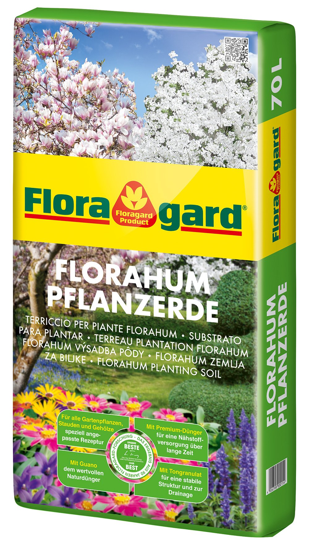 Floragard Vertriebs GmbH Florahum Pflanzerde 70L