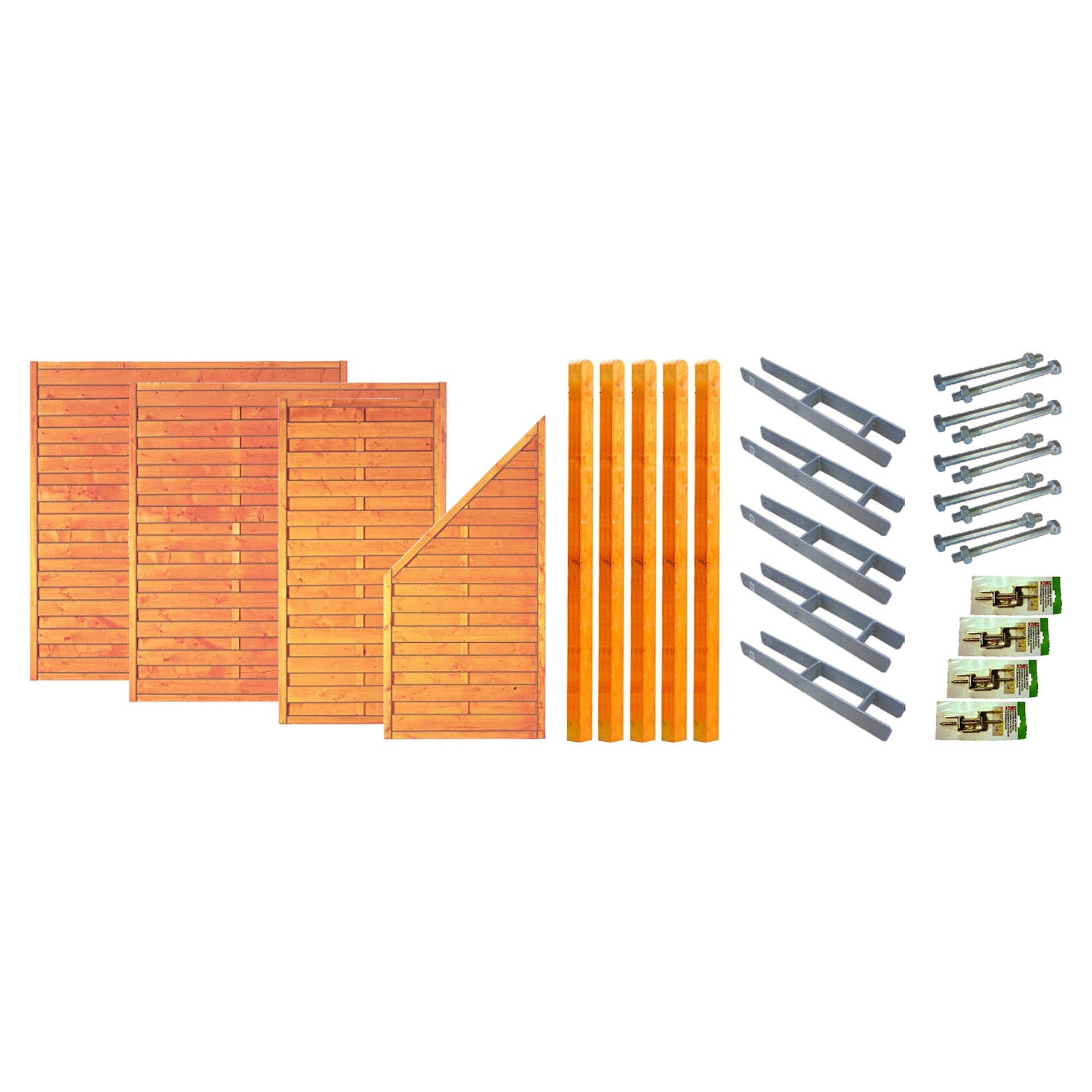 TETZNER & JENTZSCH Sichtschutz Zaun-Set SAN DIEGO