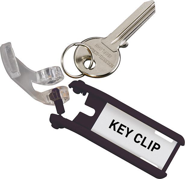 Schlüsselanhänger schwarzBeutel a 6 Stück
