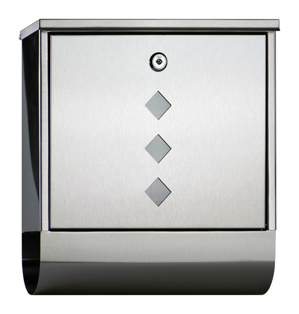 Briefkasten Edelstahl Square 6200 Ni bei leitermann.de günstig kaufen Briefkasten Edelstahl Square 6200 Ni