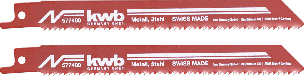 kwb 2 Säbel-Sägeblältter HSS-Stahl