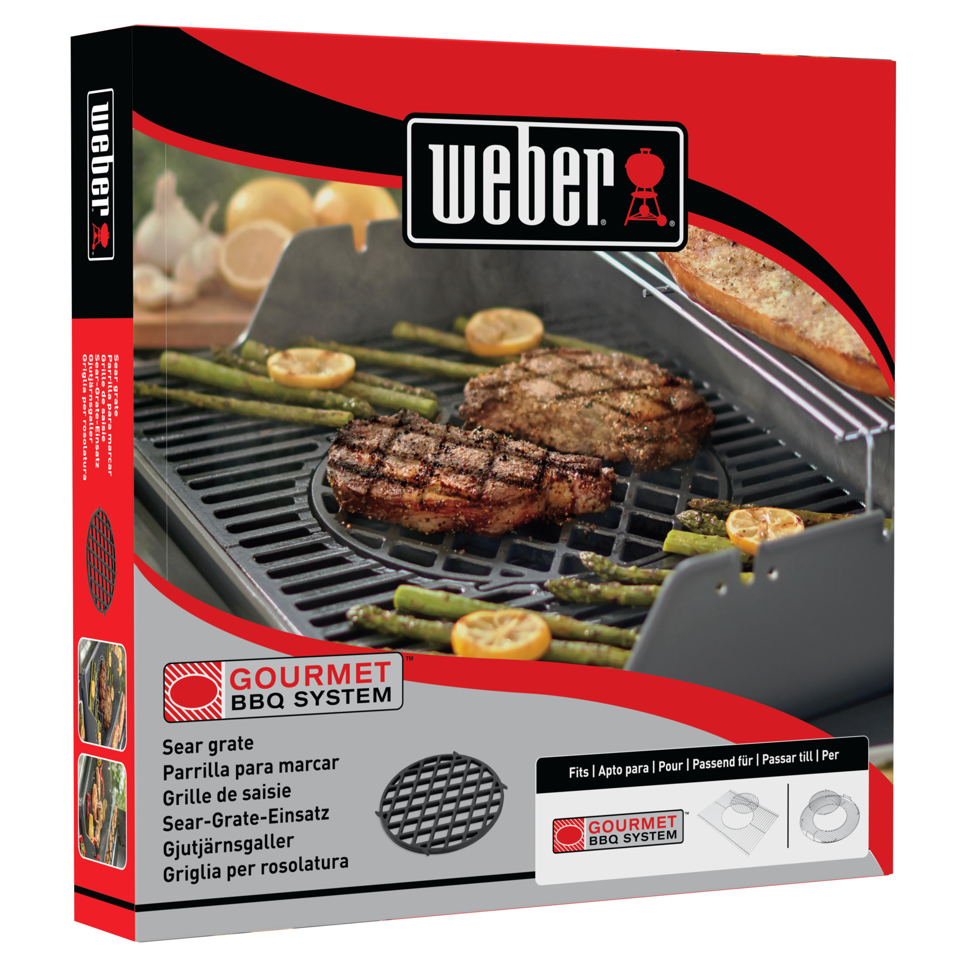 Gourmet BBQ System - Sear Grate ohne Grillrost