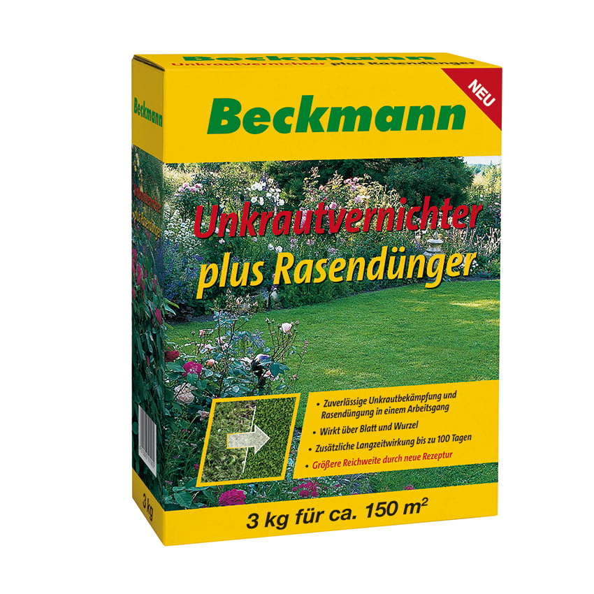 Beckmann & Brehm GmbH Rasendünger mit Unkrautvernichter 3kg