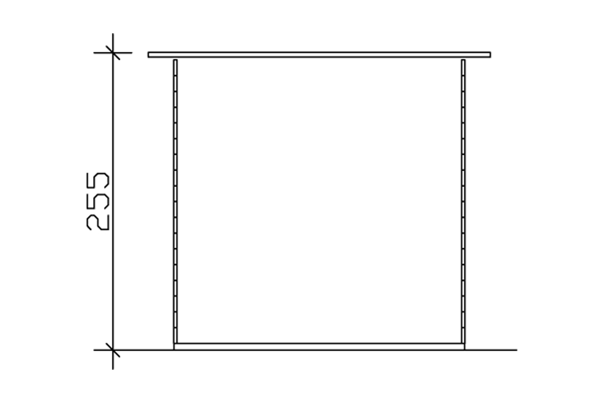 Gartenhaus Venlo 1, 250x250cm bei leitermann.de günstig kaufen Gartenhaus Venlo 1, 250x250cm