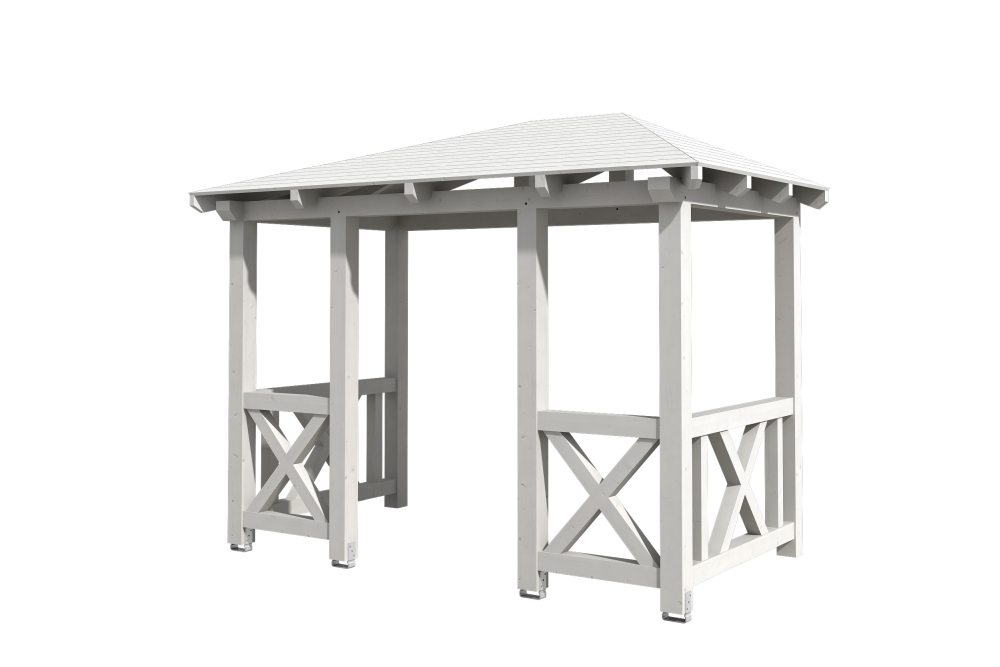 Vordach Wismar 7 Walmdach