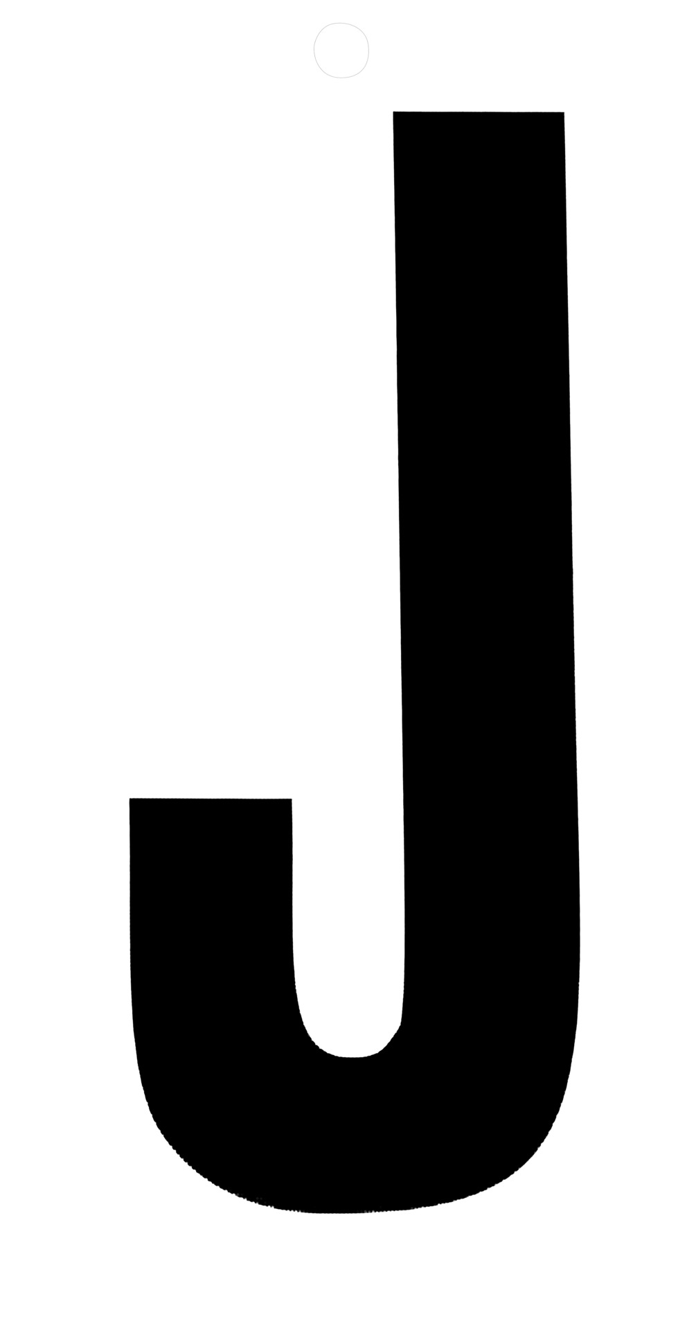 Klebefolien Lettern/Großbuchstaben schwarz