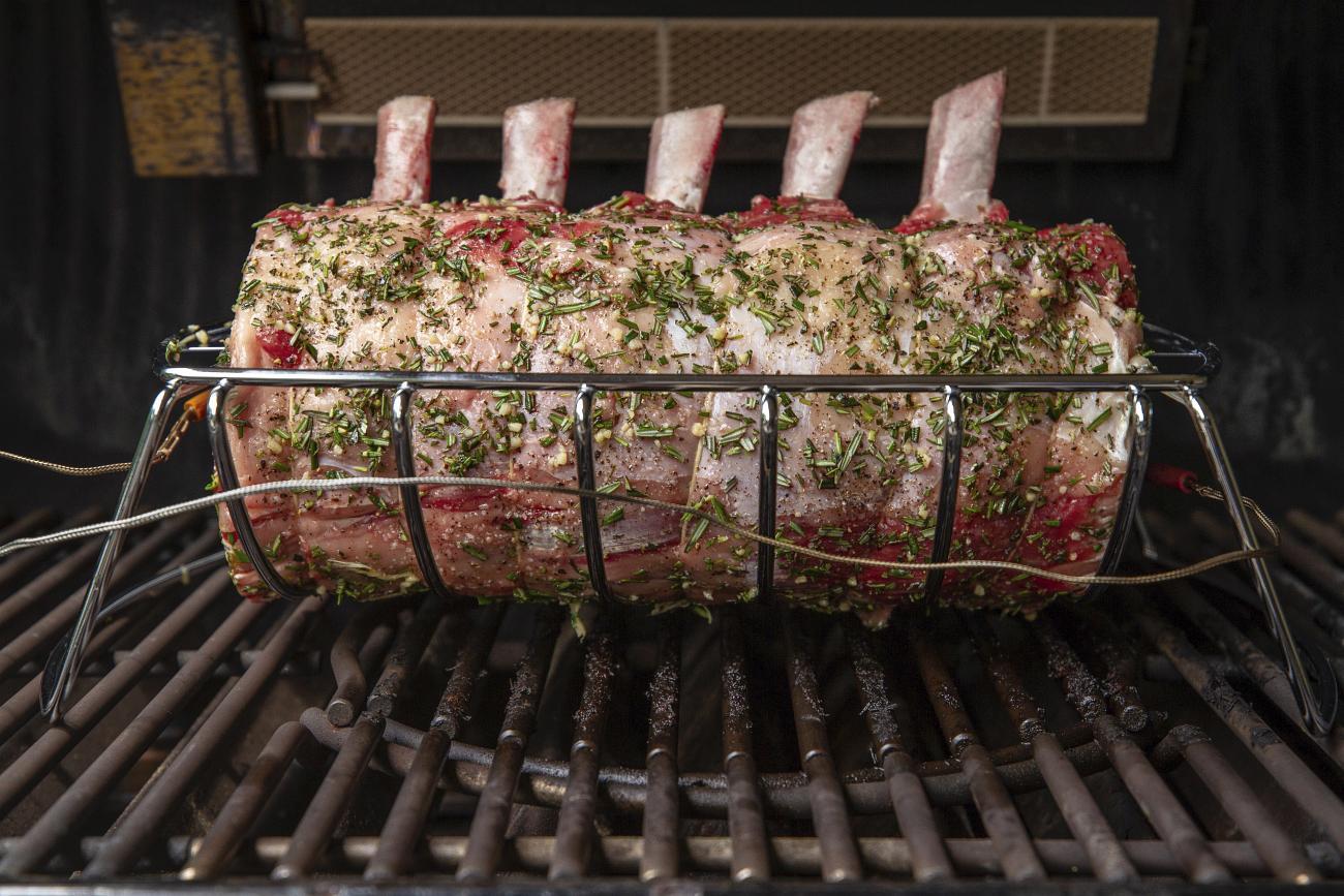 Spare-Rib-Halter und Bratenkorb bei leitermann.de günstig kaufen Spare-Rib-Halter und Bratenkorb