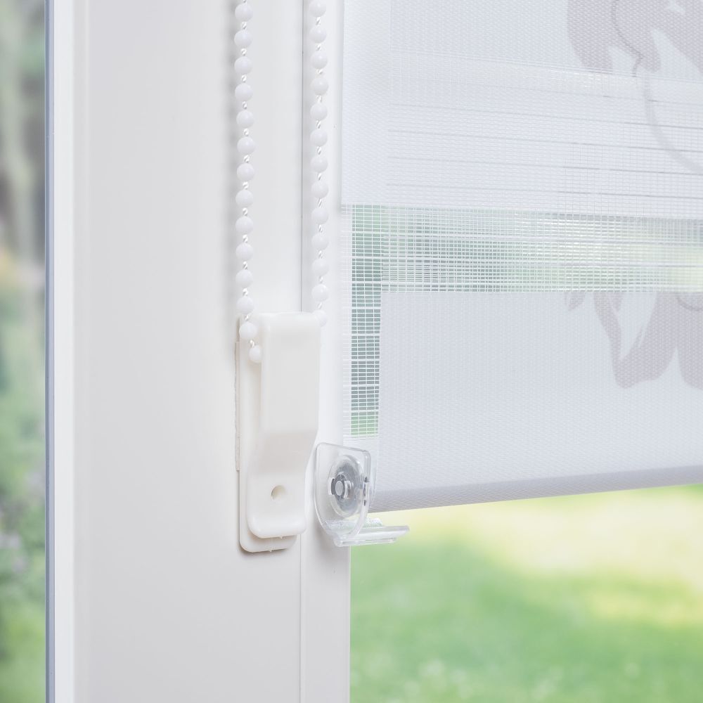 Klemmfix Duo-Rollo mini, weiß