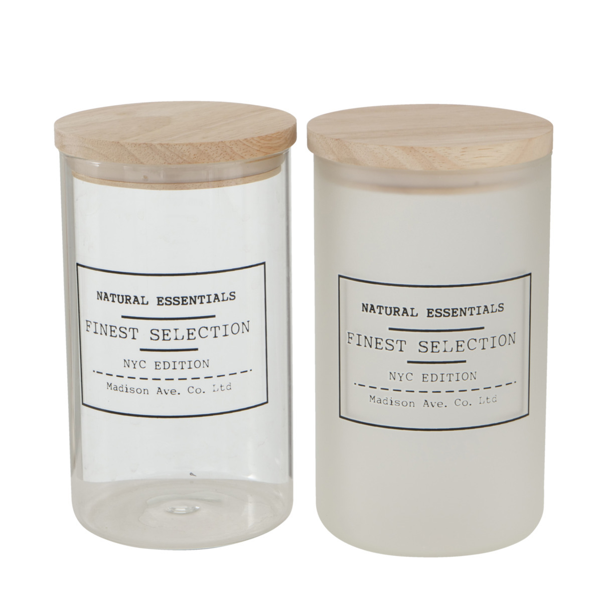 Vorratsglas Natural, 2-fach sortiert