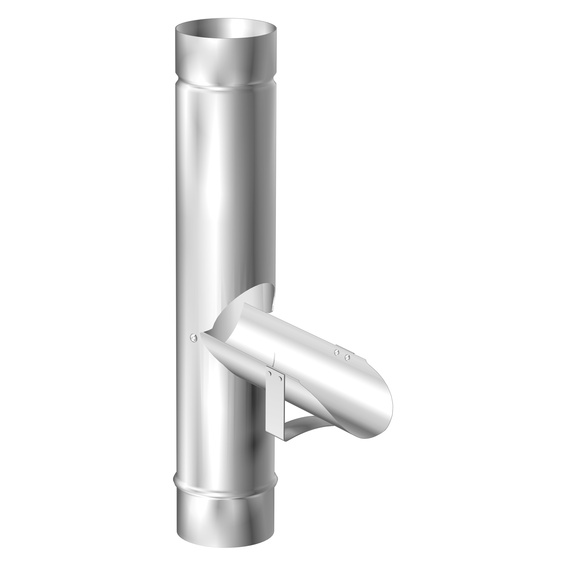 Regenwasserklappe ohne Sieb, alu-natur bei leitermann.de günstig kaufen Regenwasserklappe ohne Sieb, alu-natur