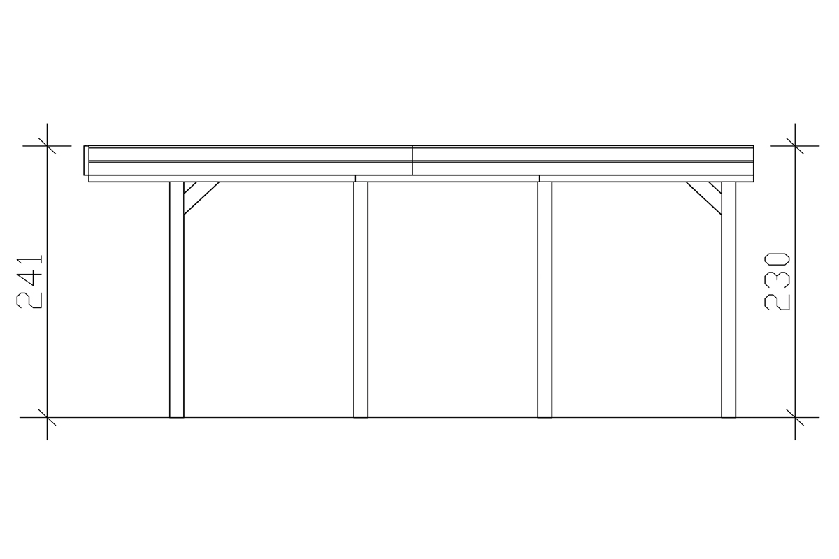 Carport Friesland bei leitermann.de günstig kaufen Carport Friesland