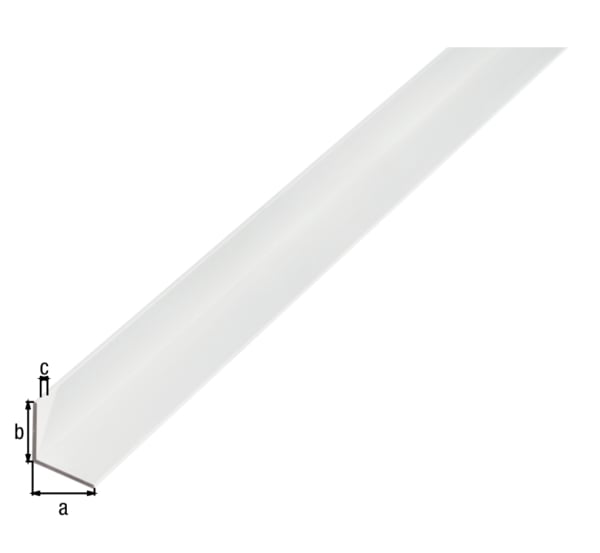 U-Profil PVC schwarz 18x10x1 mm, 1 m