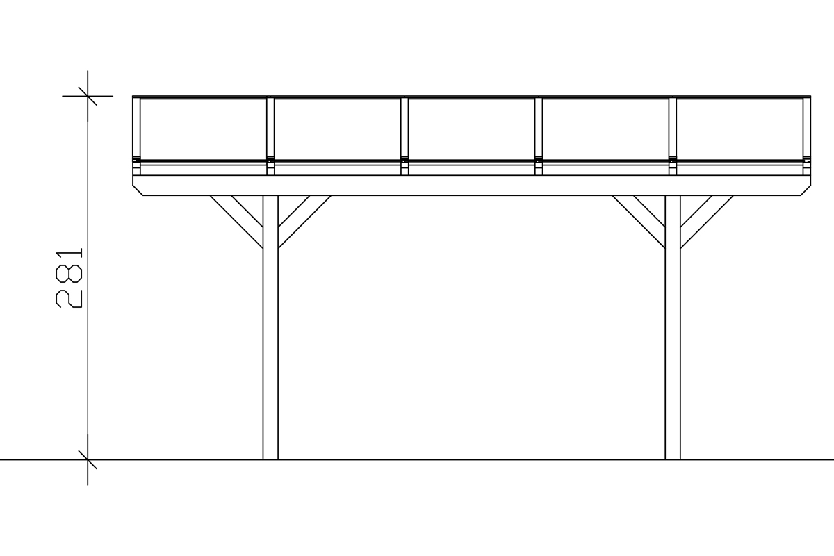 Carport Westerwald bei leitermann.de günstig kaufen Carport Westerwald