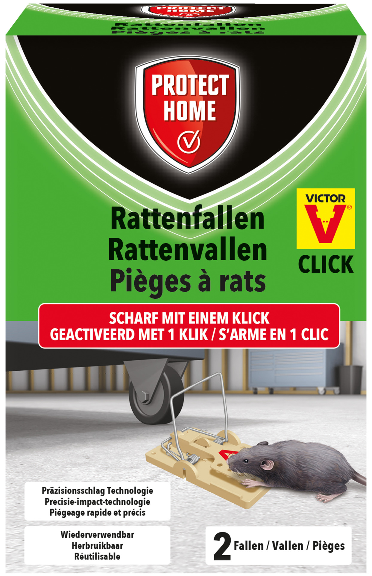 SBM Rattenfalle Click 2 Stück