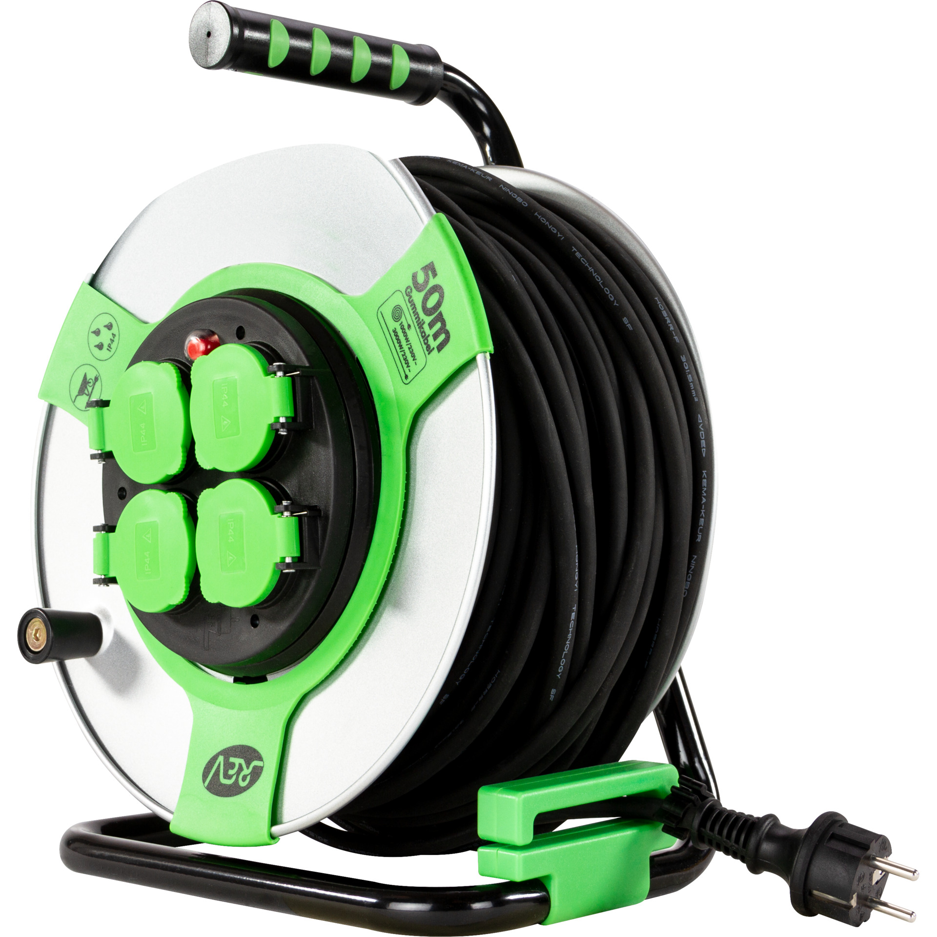 Kabeltrommel mit Deckel H05RR-F3G grün bei leitermann.de günstig kaufen Kabeltrommel mit Deckel H05RR-F3G grün