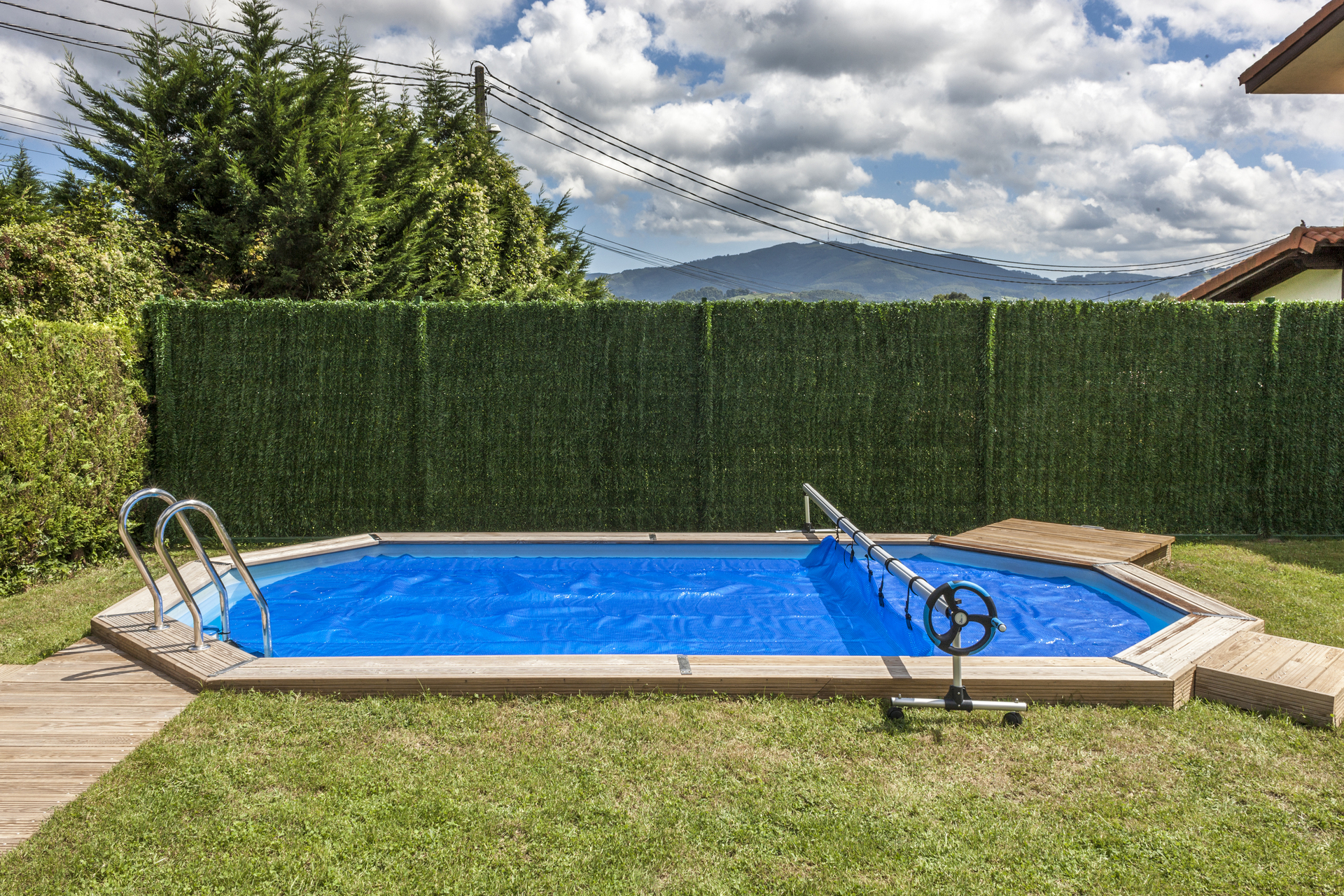 Aluminium Cover Roller für Einbaubecken