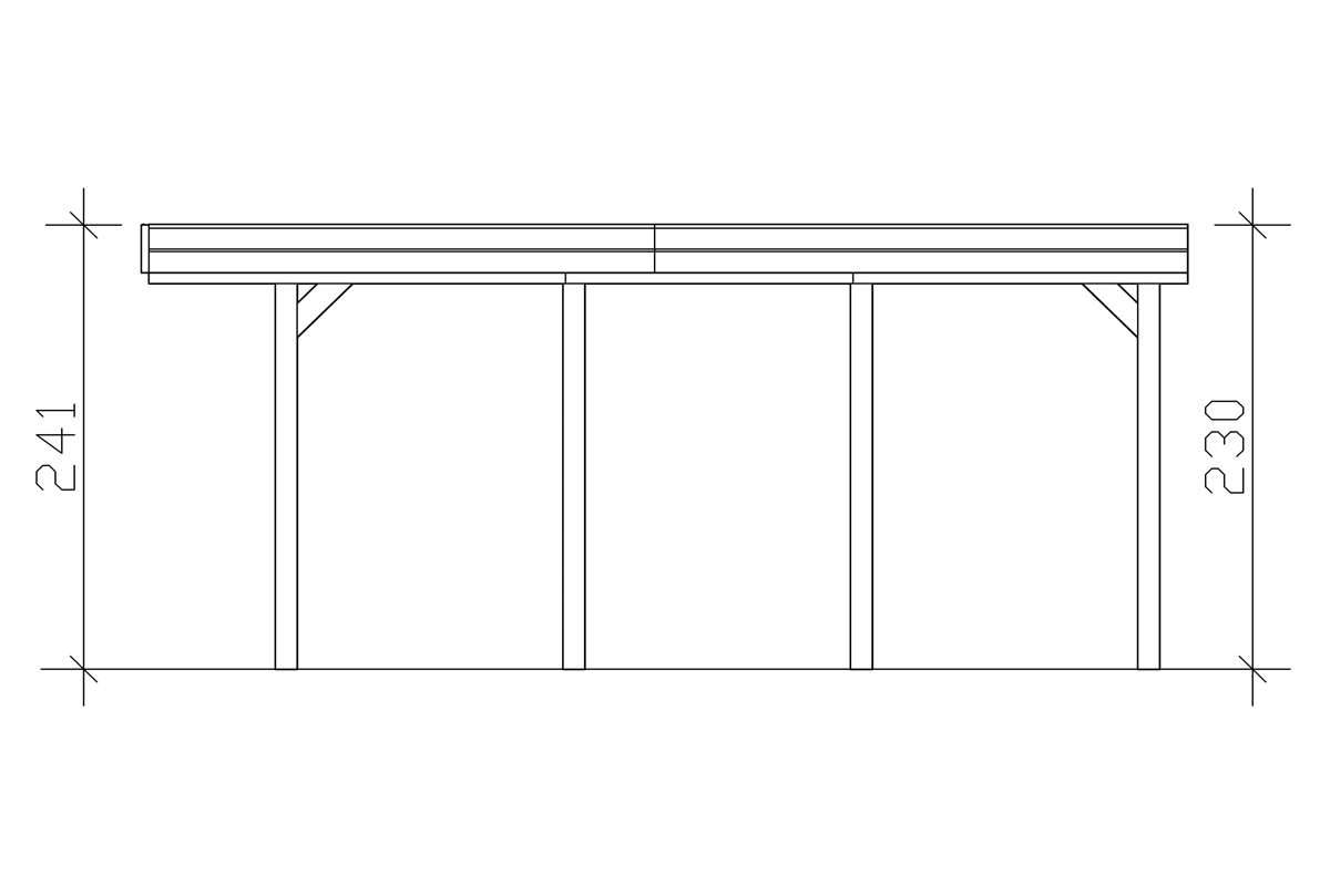 Carport Friesland bei leitermann.de günstig kaufen Carport Friesland