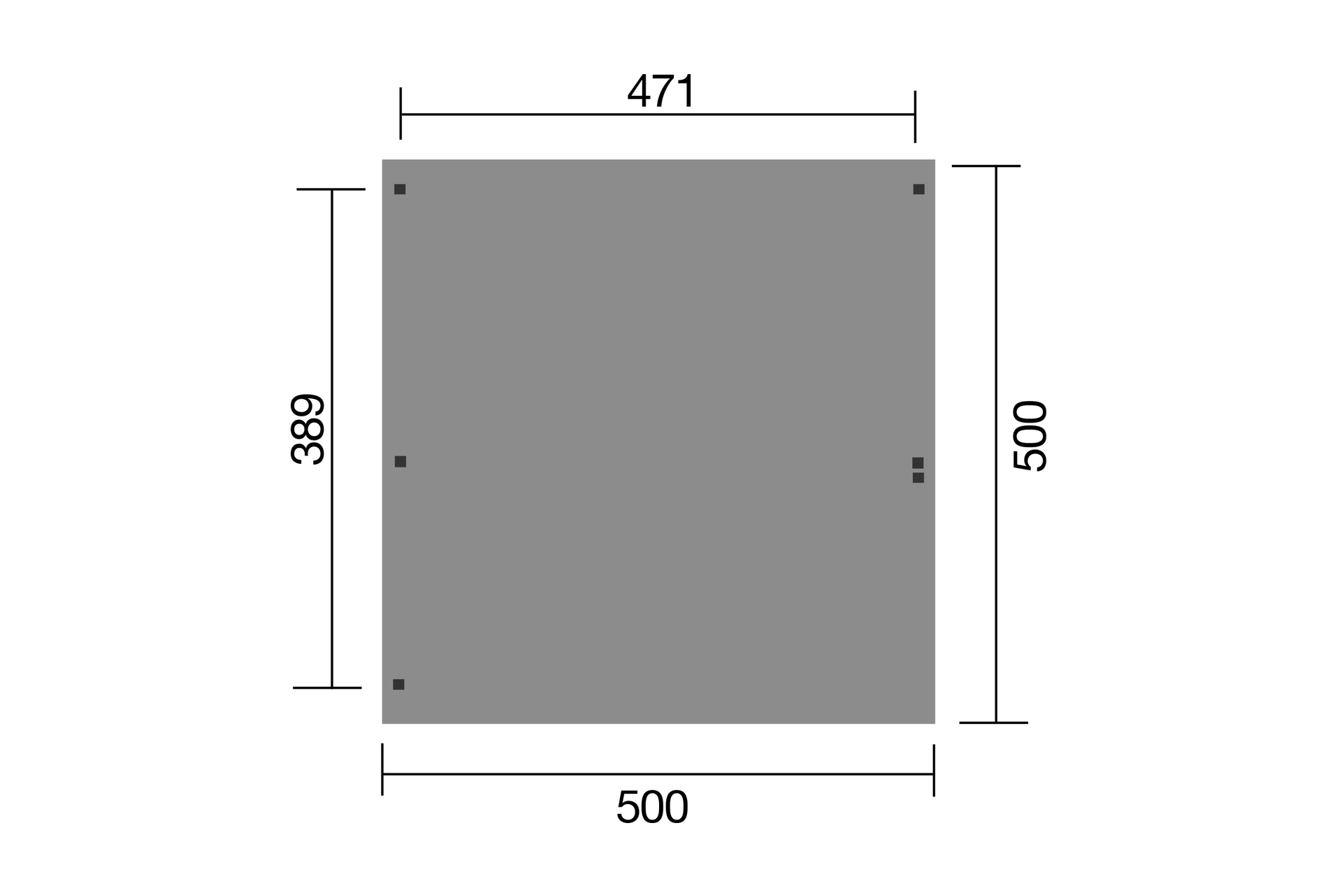 Flachdach-Doppelcarport 616