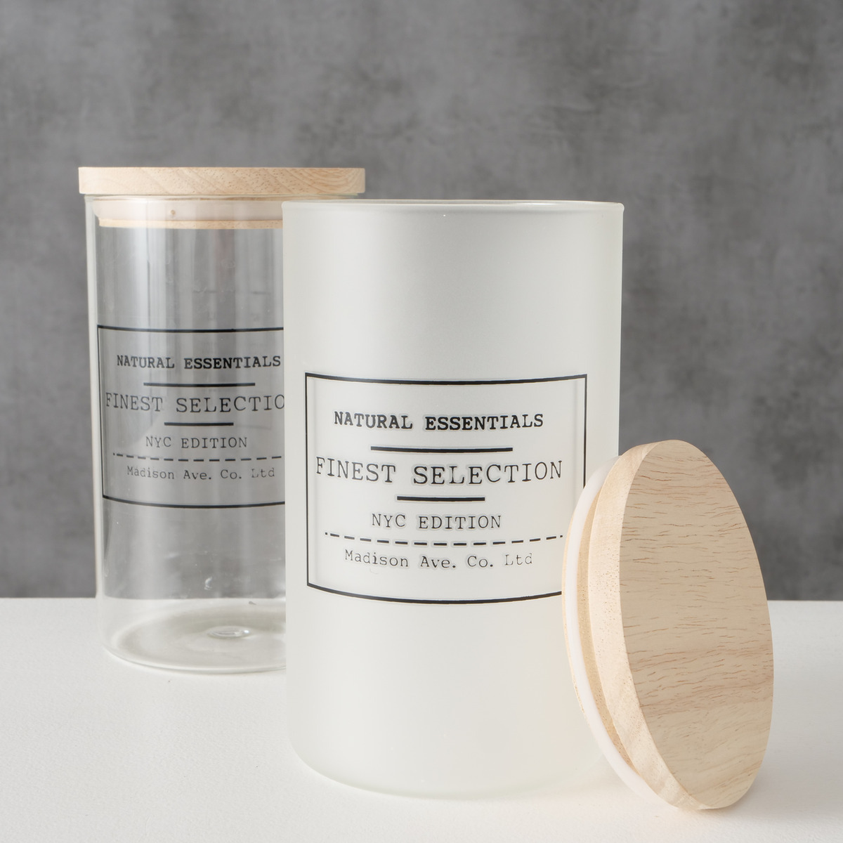 Vorratsglas Natural, 2-fach sortiert