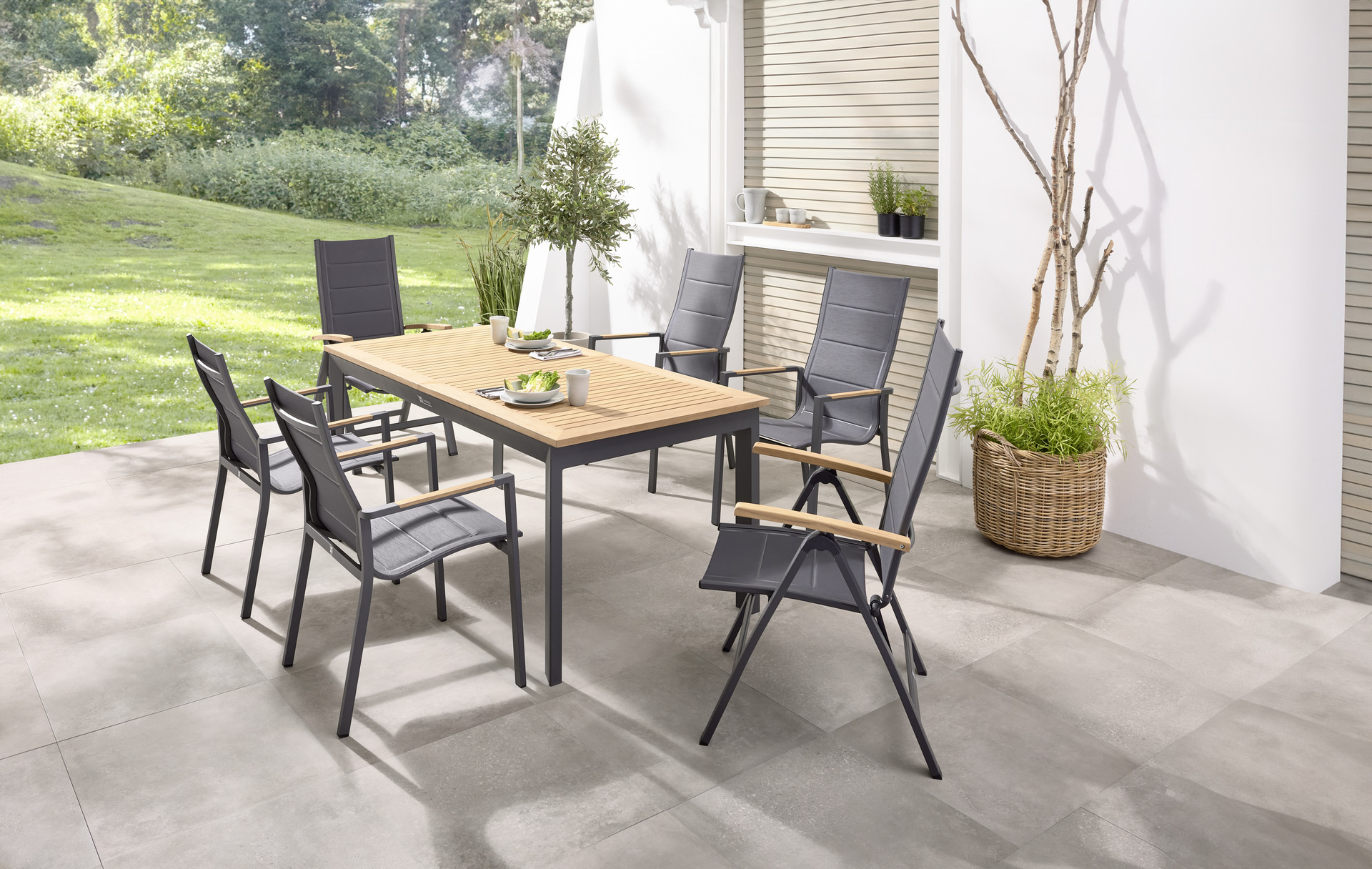 Klappsessel Unicamo mit Teak Armlehnen bei leitermann.de günstig kaufen Klappsessel Unicamo mit Teak Armlehnen