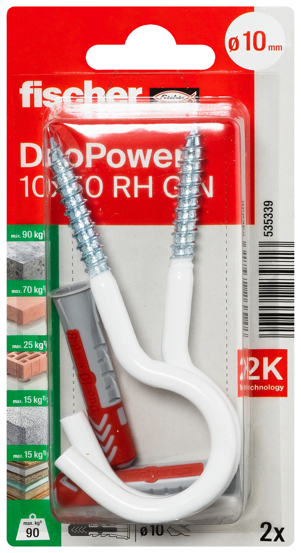 Duopower Dübel RH G N, 2 Stück bei leitermann.de günstig kaufen Duopower Dübel RH G N, 2 Stück