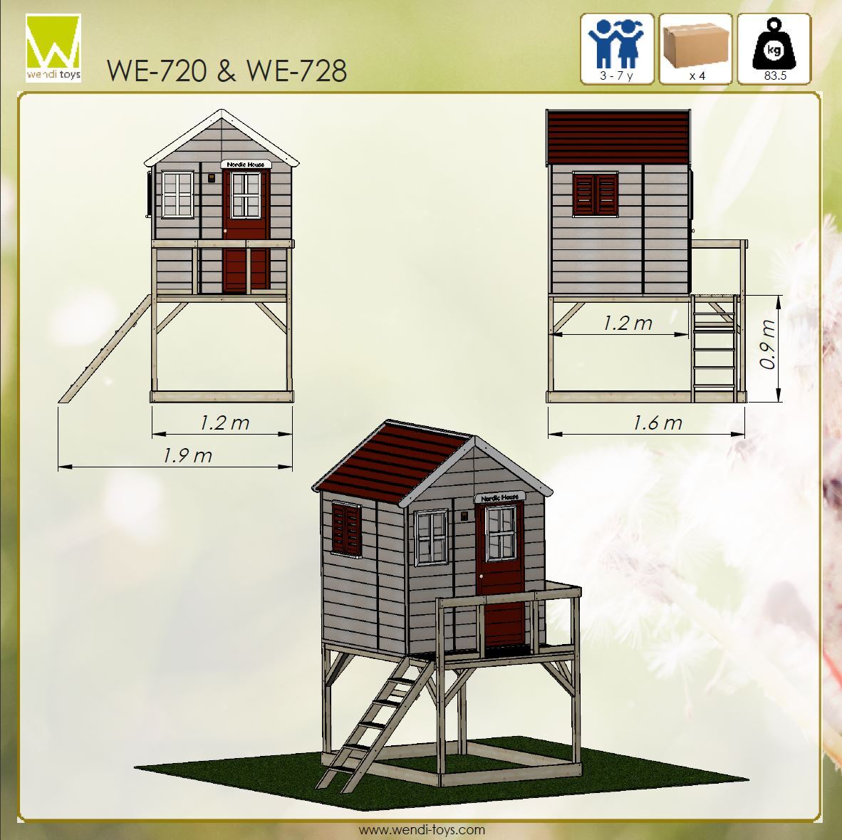 Spielhaus Storch bei leitermann.de günstig kaufen Spielhaus Storch