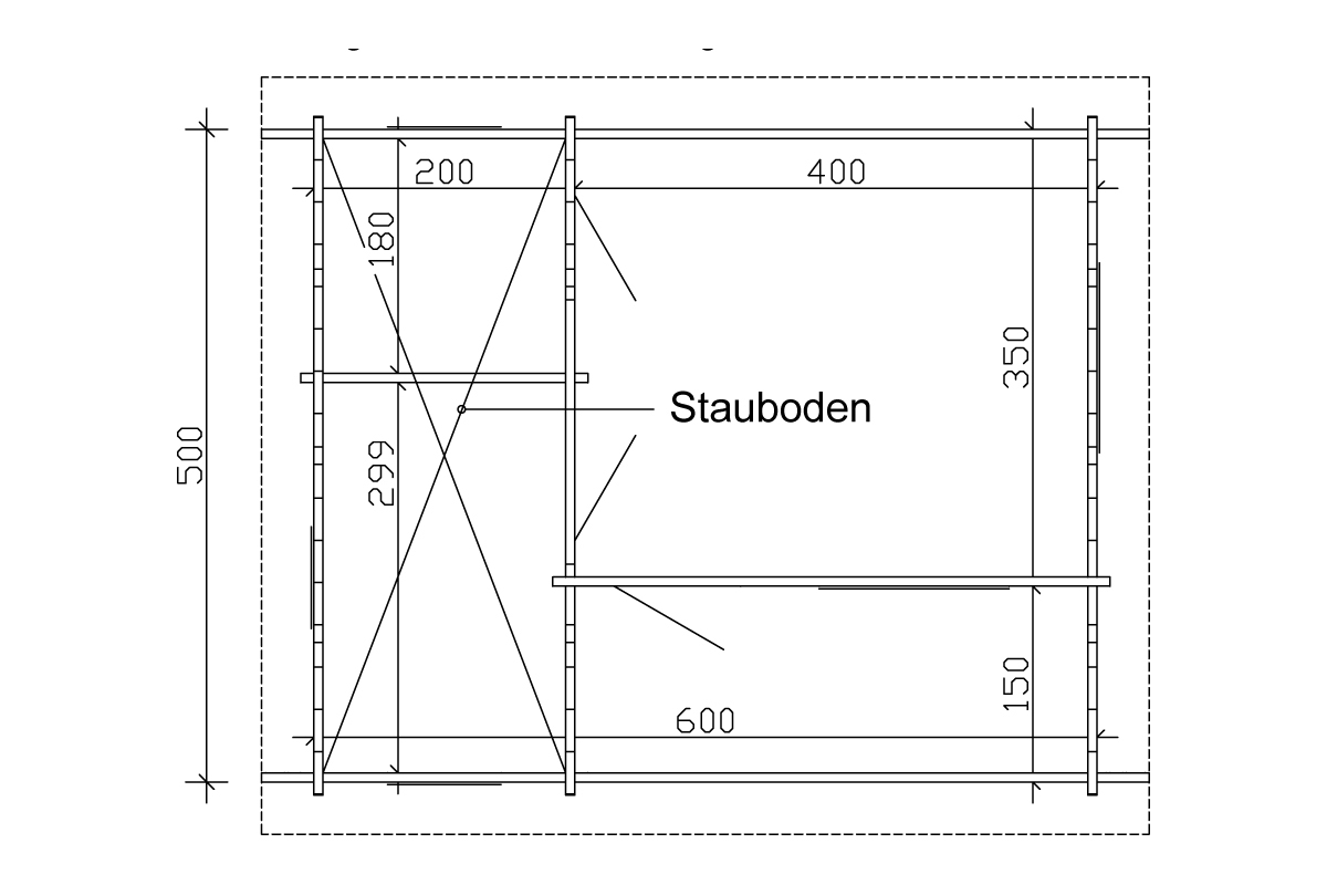 Freizeithaus Ontario 600x500cm bei leitermann.de günstig kaufen Freizeithaus Ontario 600x500cm