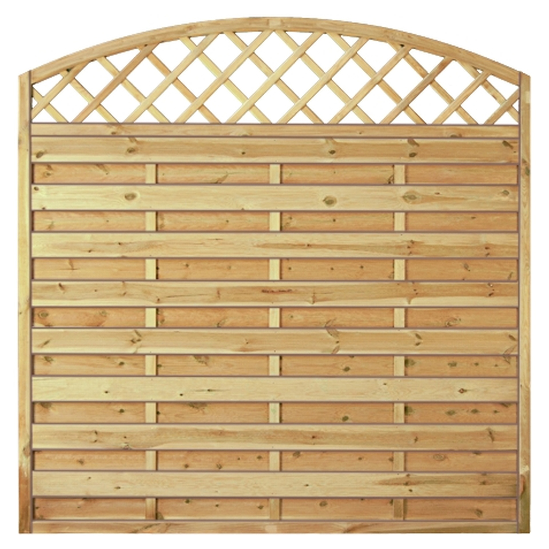 Maxi-Bogen Ranki, Lamellen geriffelt & geschraubt