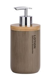 Palo Seifenspender taupe Polyresin Bambus