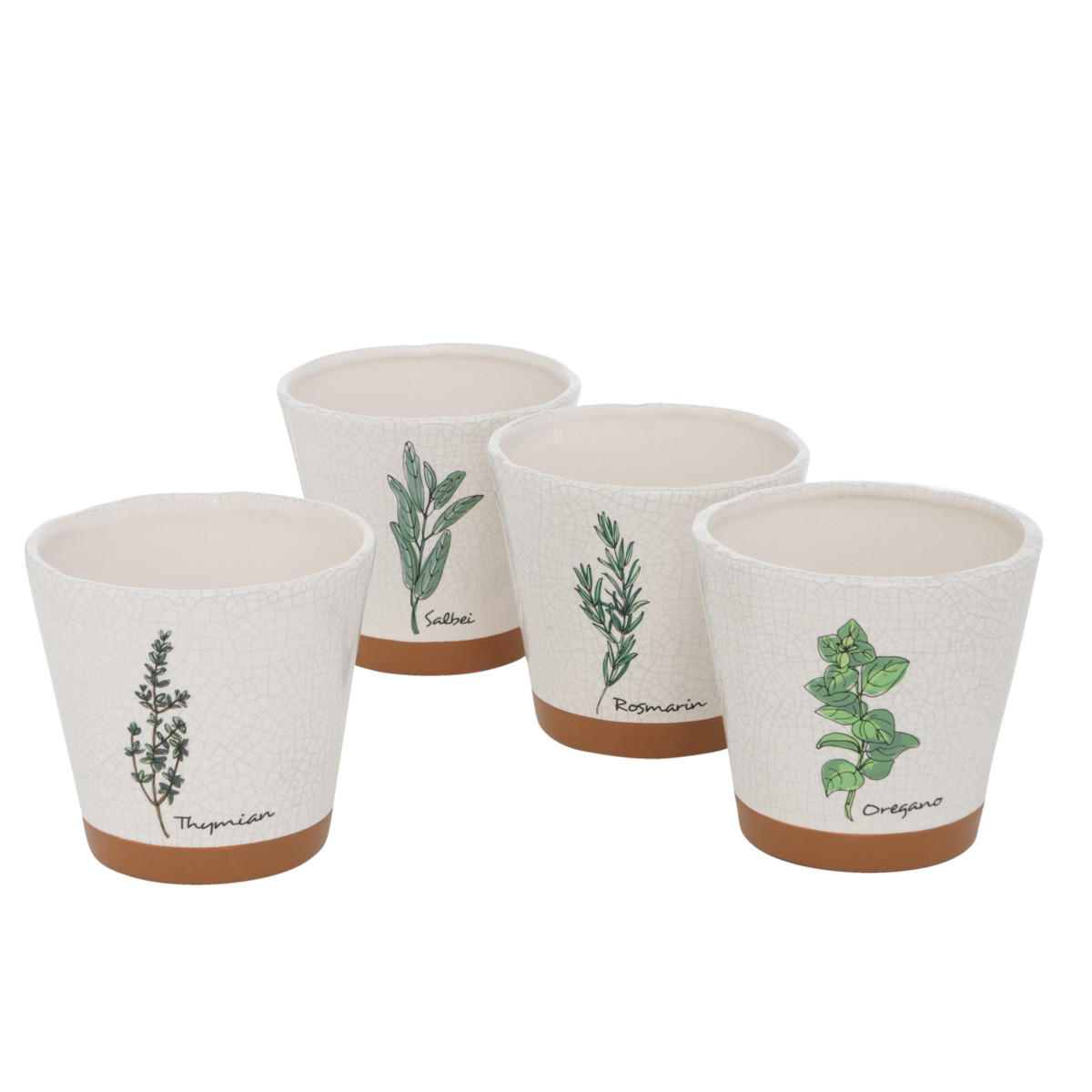 Pflanztopf Herbs, 4-fach sortiert bei leitermann.de günstig kaufen Pflanztopf Herbs, 4-fach sortiert