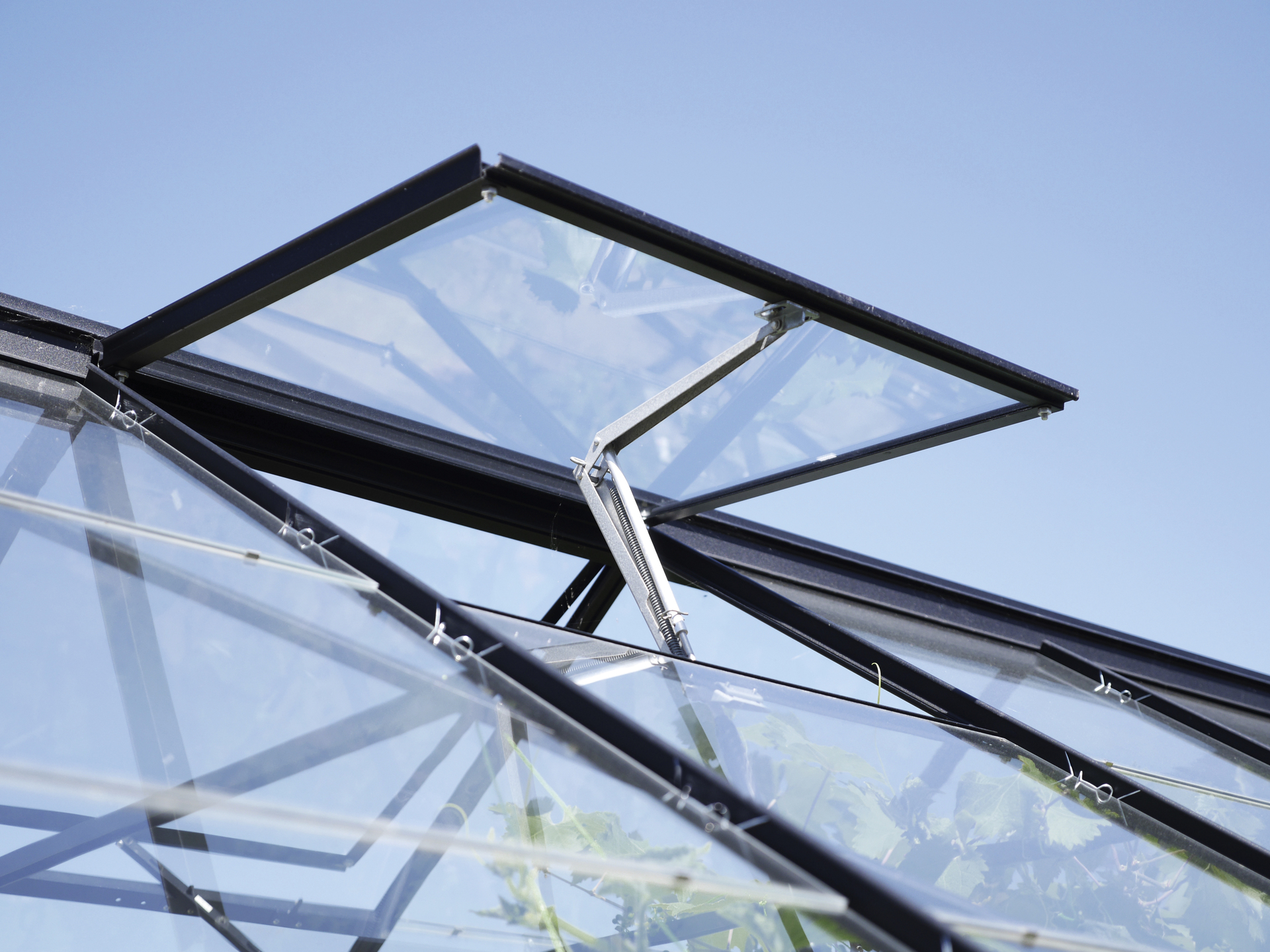 Alu Dachfenster für Gewächshaus, ohne Glas