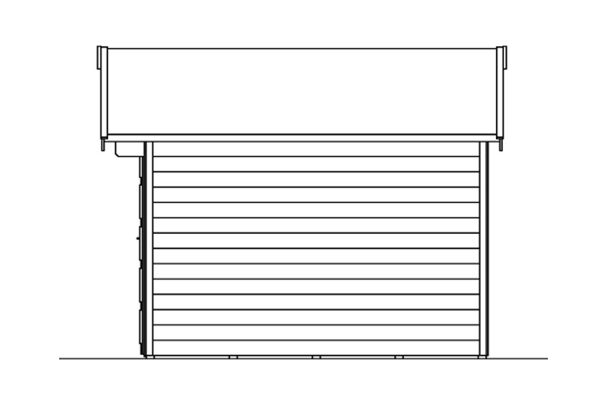 Gartenhaus Hengelo, 28mm 250 x 300cm